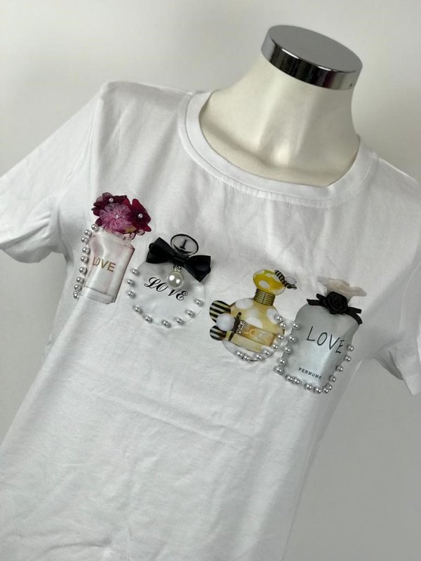 T-shirt PROFUMI e perle