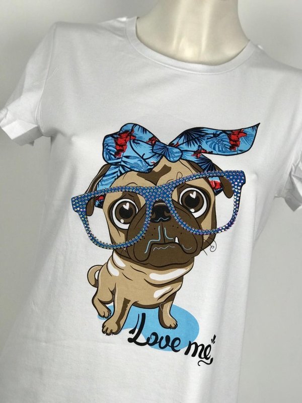 T-shirt LOVE ME dog