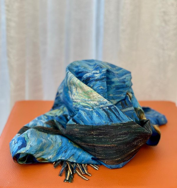 Pashmina dipinti d'autore Van Gogh