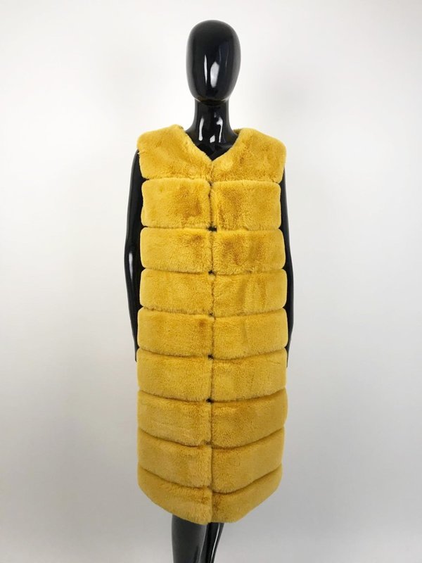 Gilet lungo Ecologico giallo, Corsaro.