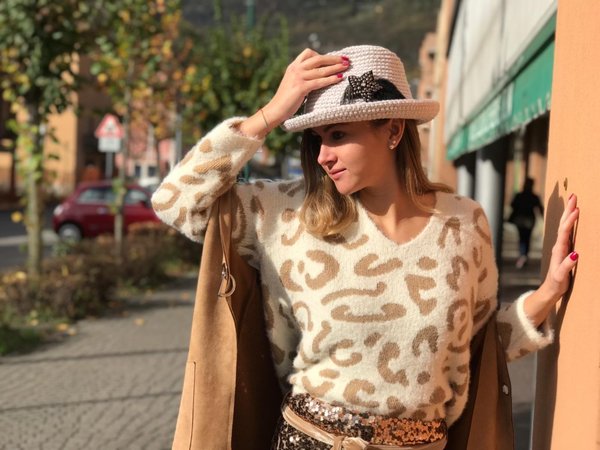 Maglia Animal print Corsaro e cappello Eclipse.