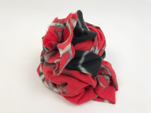 Pashmina rossa fantasia 