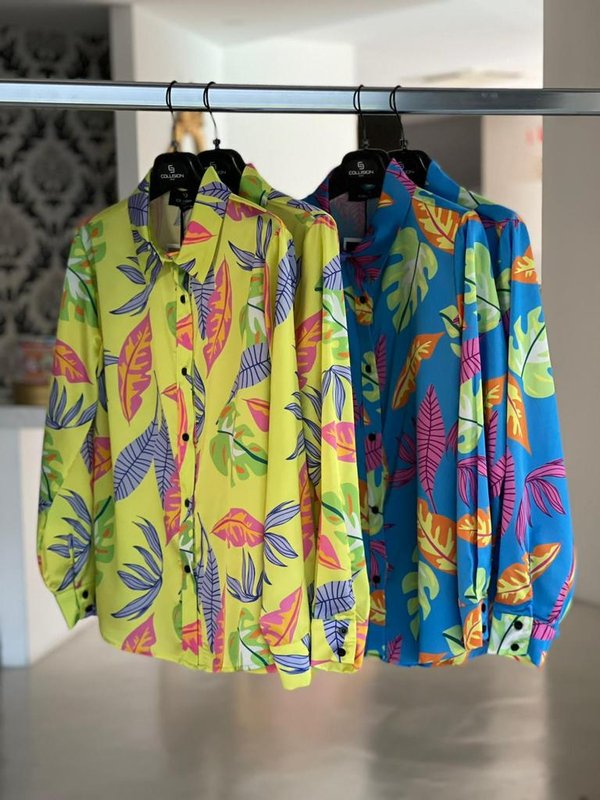 Camicie fantasia tropicale