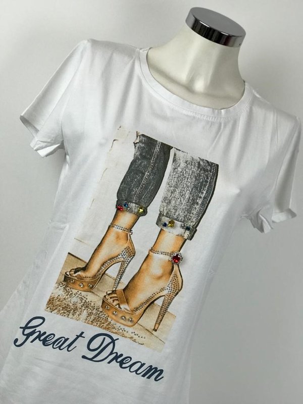 T-shirt GREAT DREAM sandals