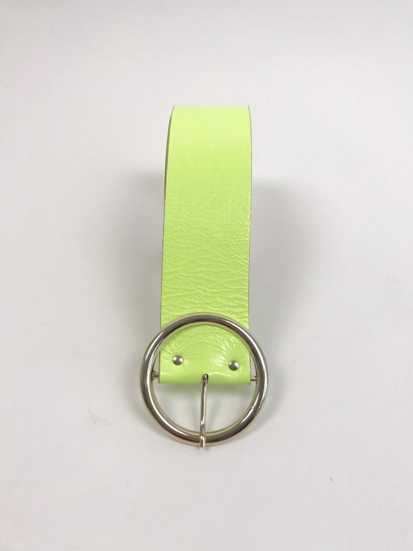 Cintura alta verde fluo. ( cm 6 )